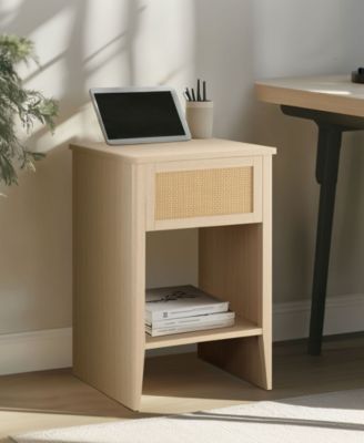 Lennox 23.75" Wood Square Accent Table