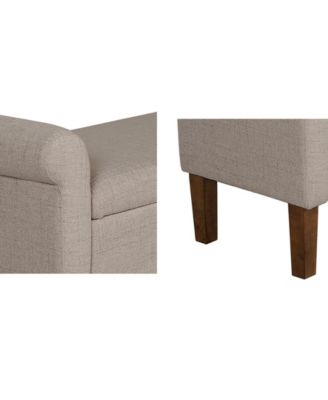 Aubrey 46" Upholstered Storage Bench