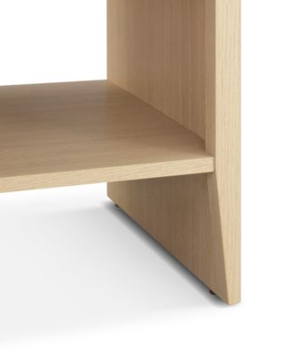 Lennox 23.75" Wood Square Accent Table