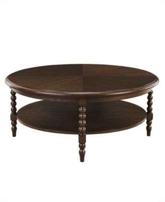 Philippe 42" Wood Round Coffee Table