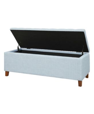 Shandra 49" Tufted Top Upholstered Storage Bench