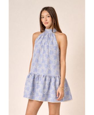 blue waffle dressing gown Aqua Shell Waffle Dressing Gown main image 1