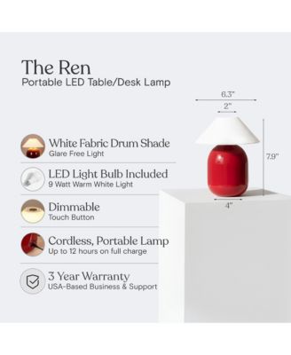 Ren Portable LED Dimmable Touch Table Lamp