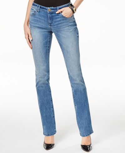 INC International Concepts Petite Bootcut Monday Wash Jeans, Only at ...