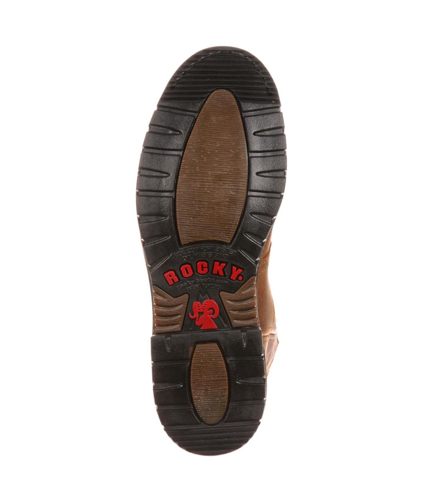 Мужские ботинки ROCKY Original Ride Branson Saddle Roper Waterproof Western Boot, цвет: Коричневый — фото 2