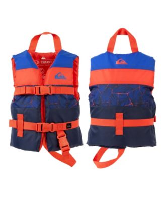 USCG Approved Life Vest for Children, Lightweight EPE Foam and Durable Quick-Release Buckles, Leg Strap and Grab Handle for Security