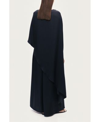 Women's Draped Cape Blouse