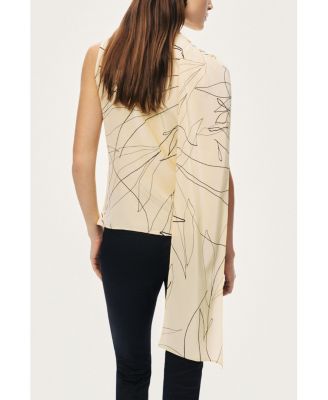 Women's Shawl Detail Blouse