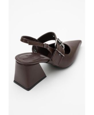 Nepido Pointed Toe Block Heel Pump (Women)