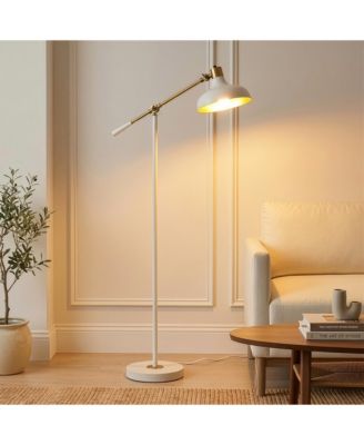 Wyatt Elegant LED Floor Lamp with Adjustable Head