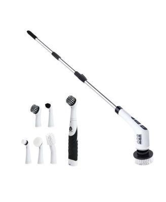 Cordless Cleaning Power Bundle - Includes Rechargeable Power Scrubber Brush with 7 Heads  Cordless Scrubber Cleaning Brush with 5 Heads