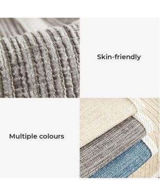 Striped Chenille Couch Cover, 35.4x70.9 inch