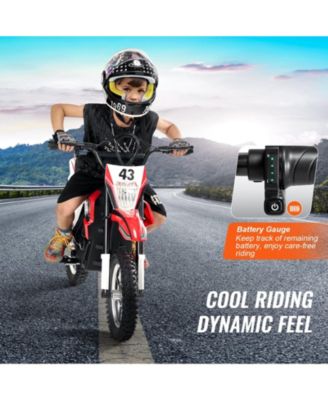 36V Kids Electric Ride On Motorcycle, 15.5 Mph, Ages 14