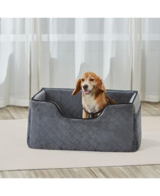 Dog Car Seat Booster 28 in Sponge Fill for up to 55 lbs