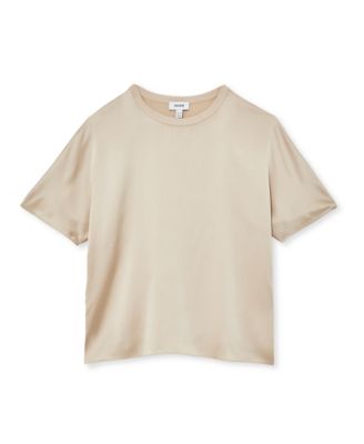 Women's Silk Short-Sleeve Top