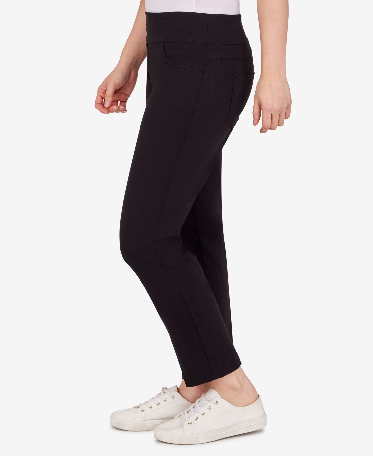Plus Size Mid-Rise Ankle Pants