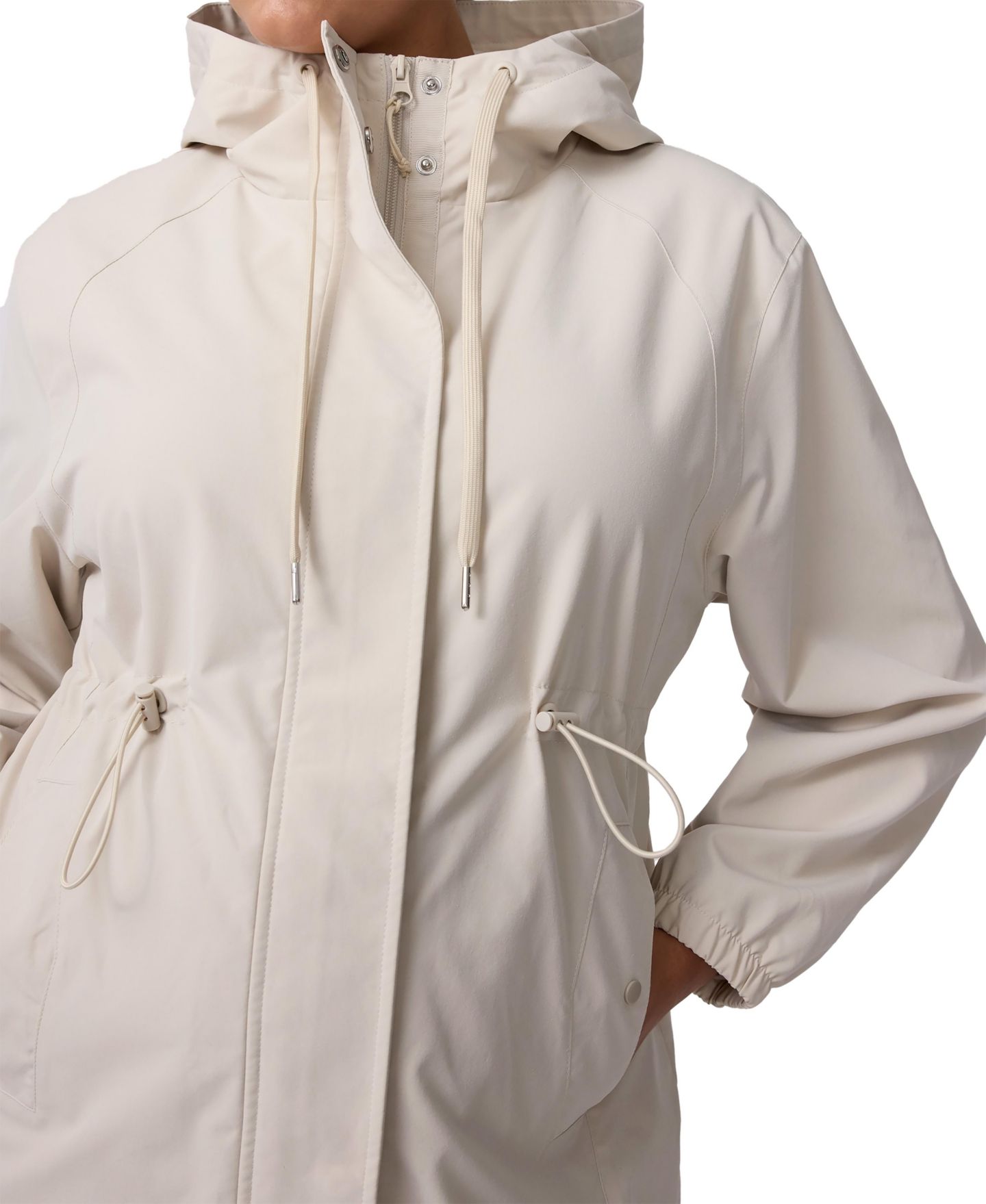 Женские куртки Maternity Ingrid + Isabel Long Anorak, цвет: Серо-бежевый — фото 4