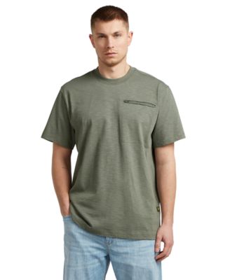 Men's Crewneck Zip Pocket T-Shirt