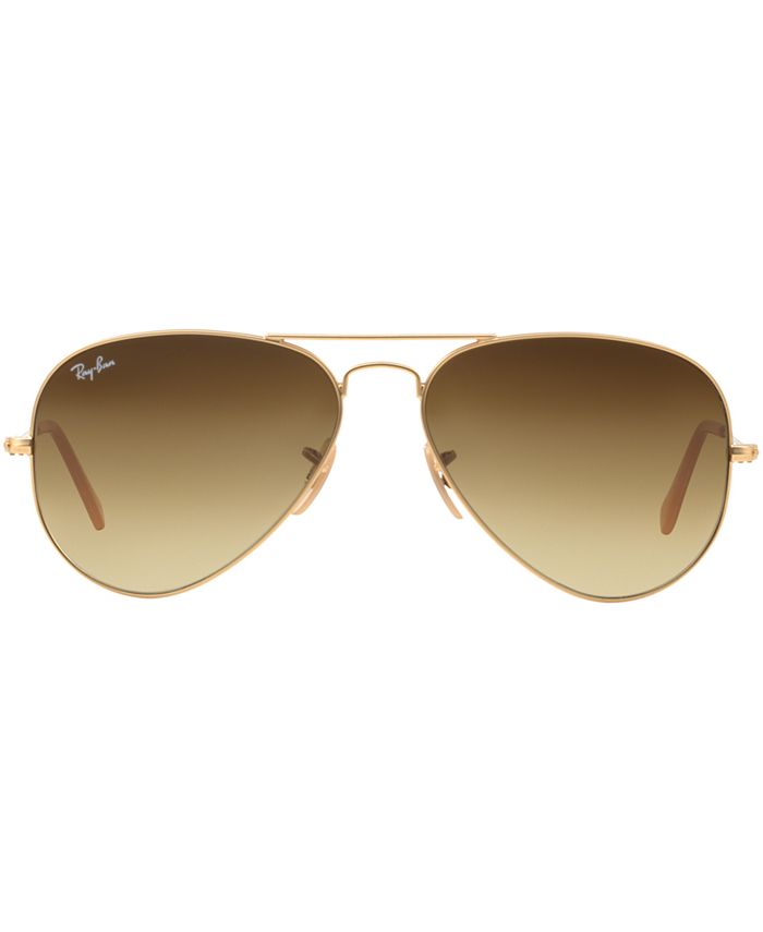 Ray-Ban Sunglasses, RB3025 58 ORIGINAL AVIATOR GRADIENT - Macy's