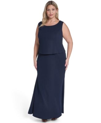 3/4 Sleeve Plus Size Formal & Black Tie Dresses | Macy's