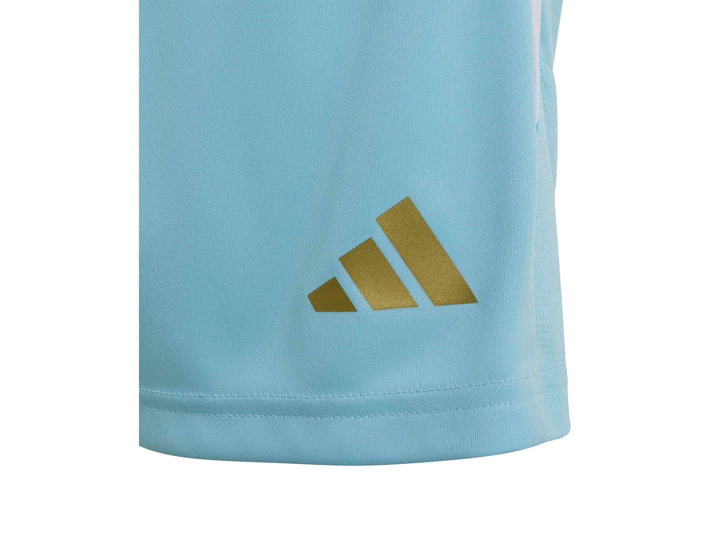 Шорты adidas Tiro League Messi Soccer Shorts для мальчиков, цвет: Ледяной синий — фото 5