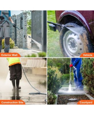 Pressure Washer Pump, 4400 PSI, 1" Shaft Triplex Plunger for Power Washers