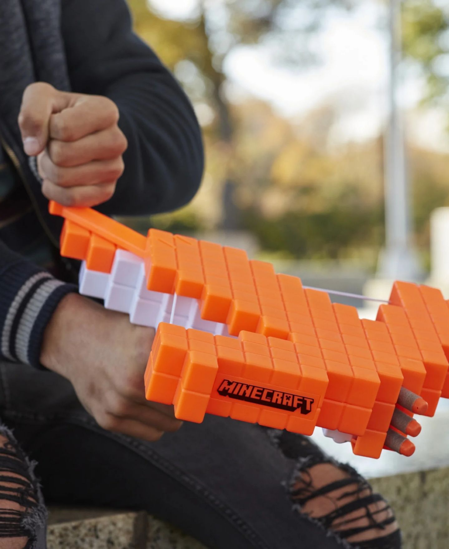 Детская игрушка Nerf Minecraft Pillager's Crossbow Dart Blaster — фото 3