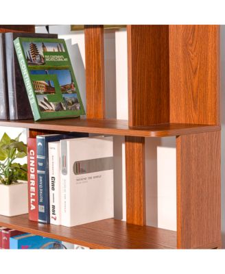 31.5"x64.56" 5-Tier Open Bookshelf MDF Display Shelving