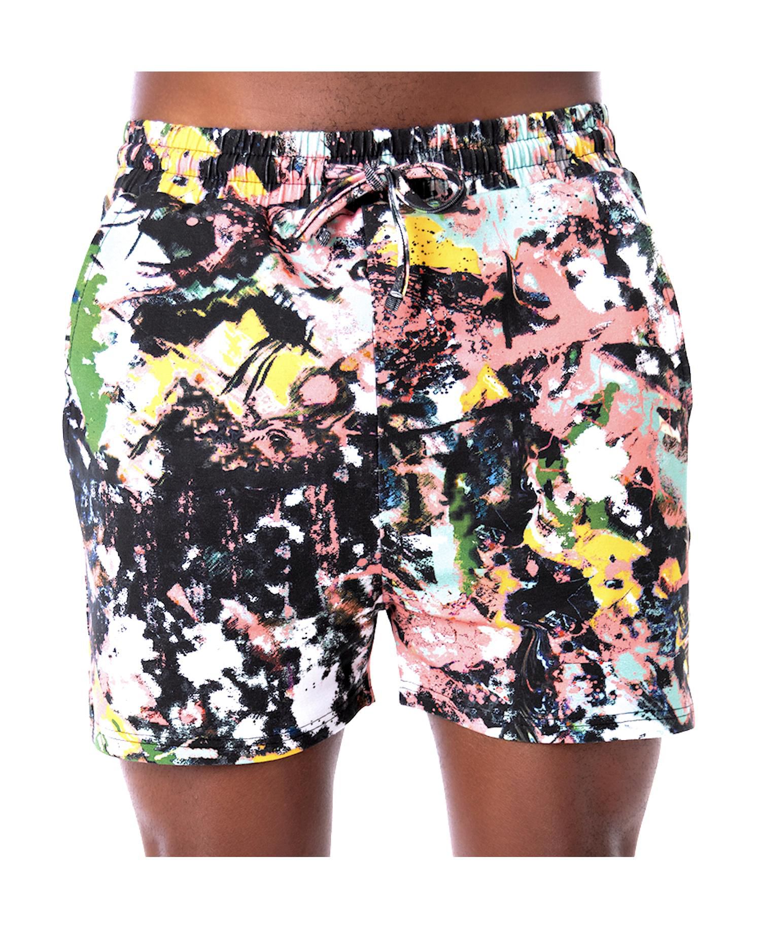 Men's Frenzy print Pull On Shorts
