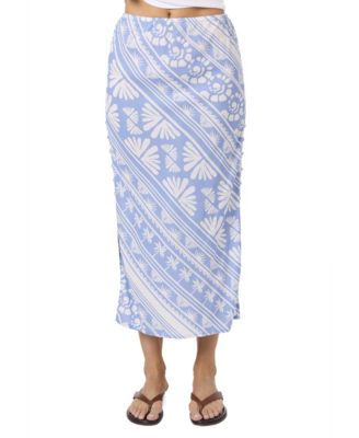 Women's Bellamy Abstract Pull-On Midi Skirt