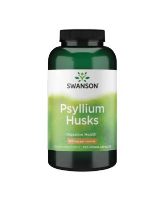 Psyllium Husk Dietary Fiber Supplement 610 mg 300 Capsules