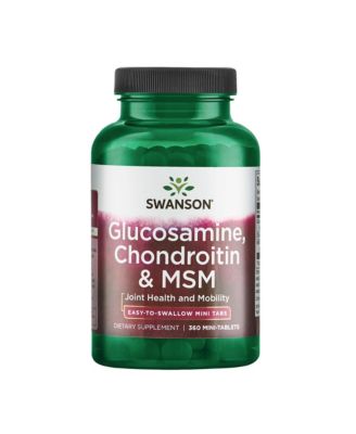 MiniTabs Glucosamine Chondroitin and MSM for Joint Mobility and Comfort - Supports Cartilage and Tissue Health - 360 Tablets, 750/600/300 mg