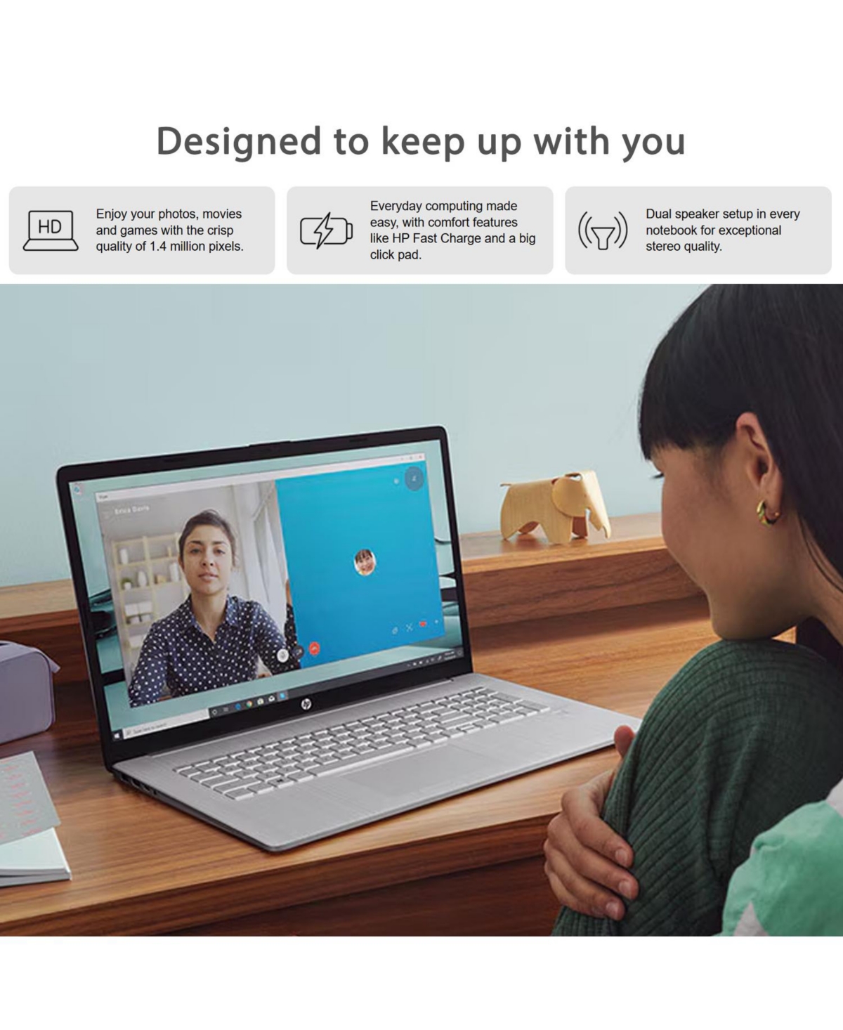 Hp Essential 17.3" Traditional Laptop Intel Core i5 8GB Ram Intel Uhd Graphics 1TB Ssd Storage Windows 11 Pro 60Hz