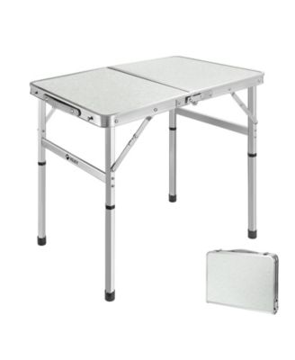 Folding Camping Table Portable Aluminum Adjustable Camping Outdoor Recreation Gear