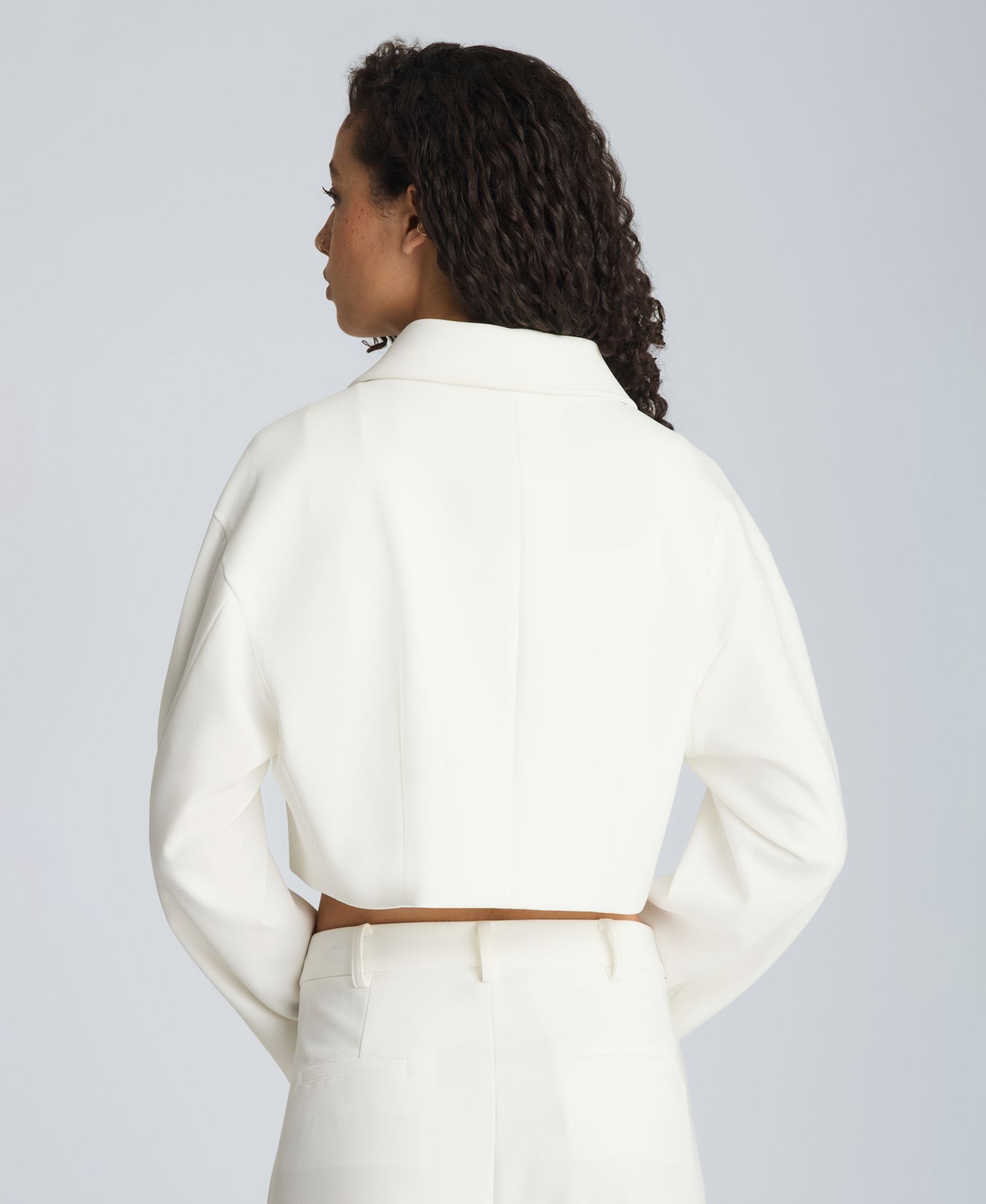 Women's Zip Sleeve Collared Jacket