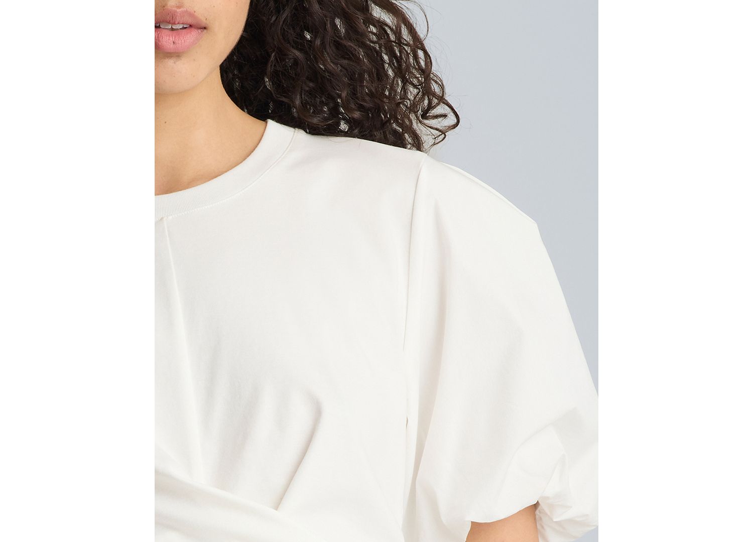 Women's Puff-Sleeve Wrap Tee