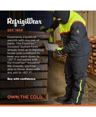 Men's FrostFlex Insulated Quilted Pants - -20degree(s)F Cold Protection, Flexible and Water-Repellent Workwear