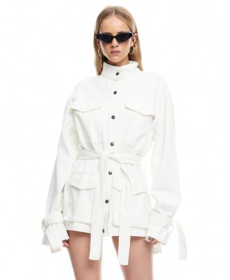 Women's Sweetness Overshirt Turtle Neck Jacket