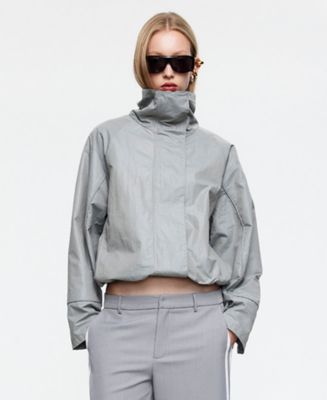 Lioness Women's Shoreline Zip-Front Windbreaker Jacket - Macy's