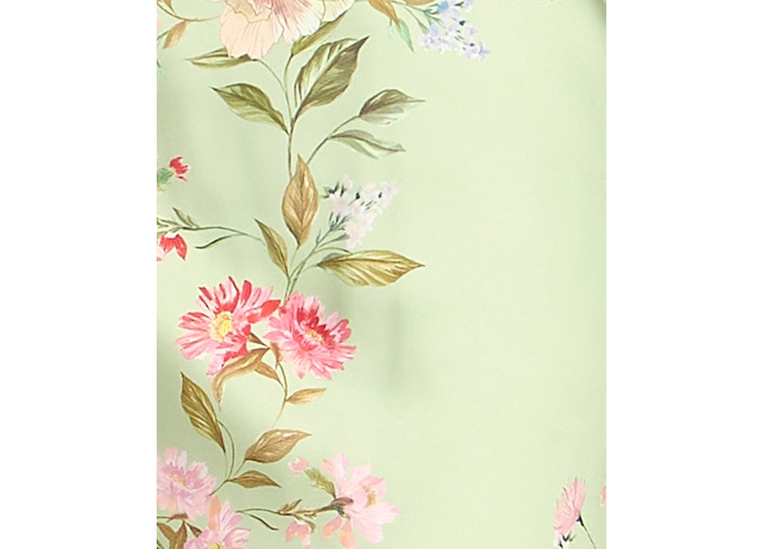 Juniors' Floral Print Strapless Gown