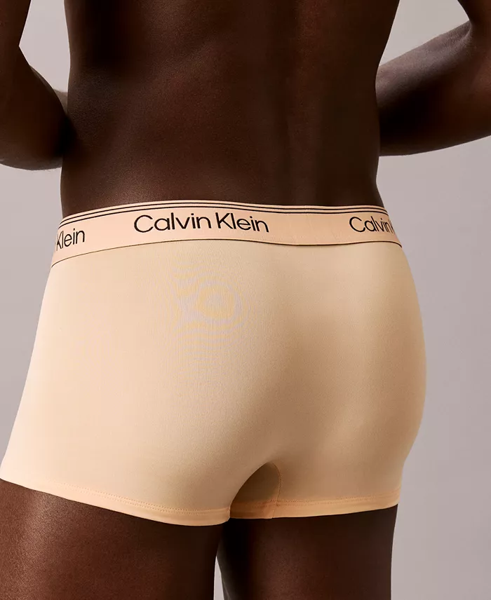 Men's Microfiber Stretch Low Rise Trunks Underwear, 4-Pack - thumbnail 6