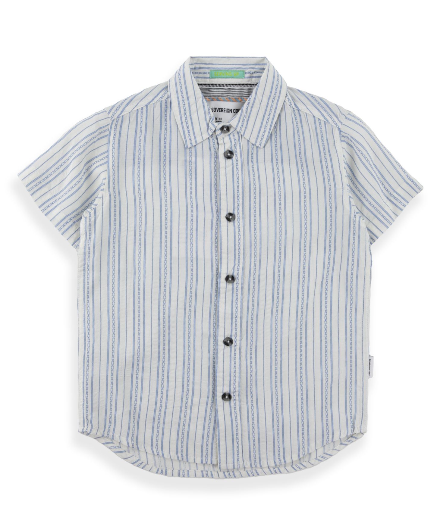 Рубашка Sovereign Code Juniper Short-Sleeve Woven Shirt для мальчиков, цвет: Синий — фото 1