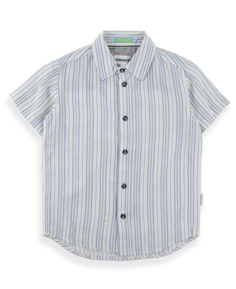 Рубашка Sovereign Code Juniper Short-Sleeve Woven Shirt для мальчиков, цвет: Синий