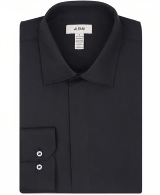 macy's alfani dress shirts Alfani Men's Regular Fit 4-Way Stretch Dress Shirt, Created for Macy's