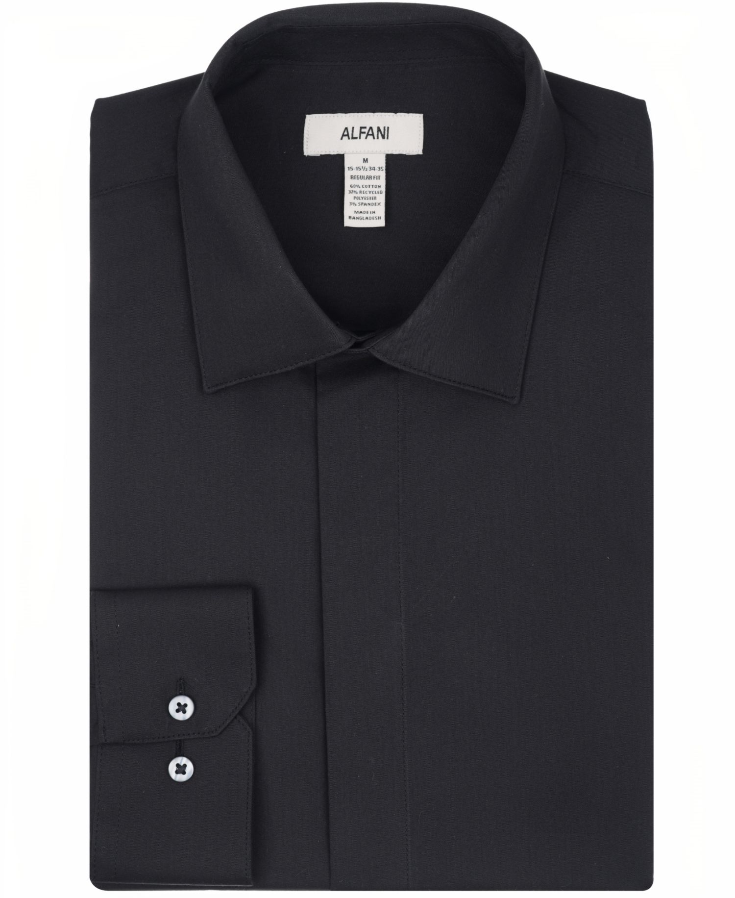 Men's No Iron Formal Solid Dress Shirt