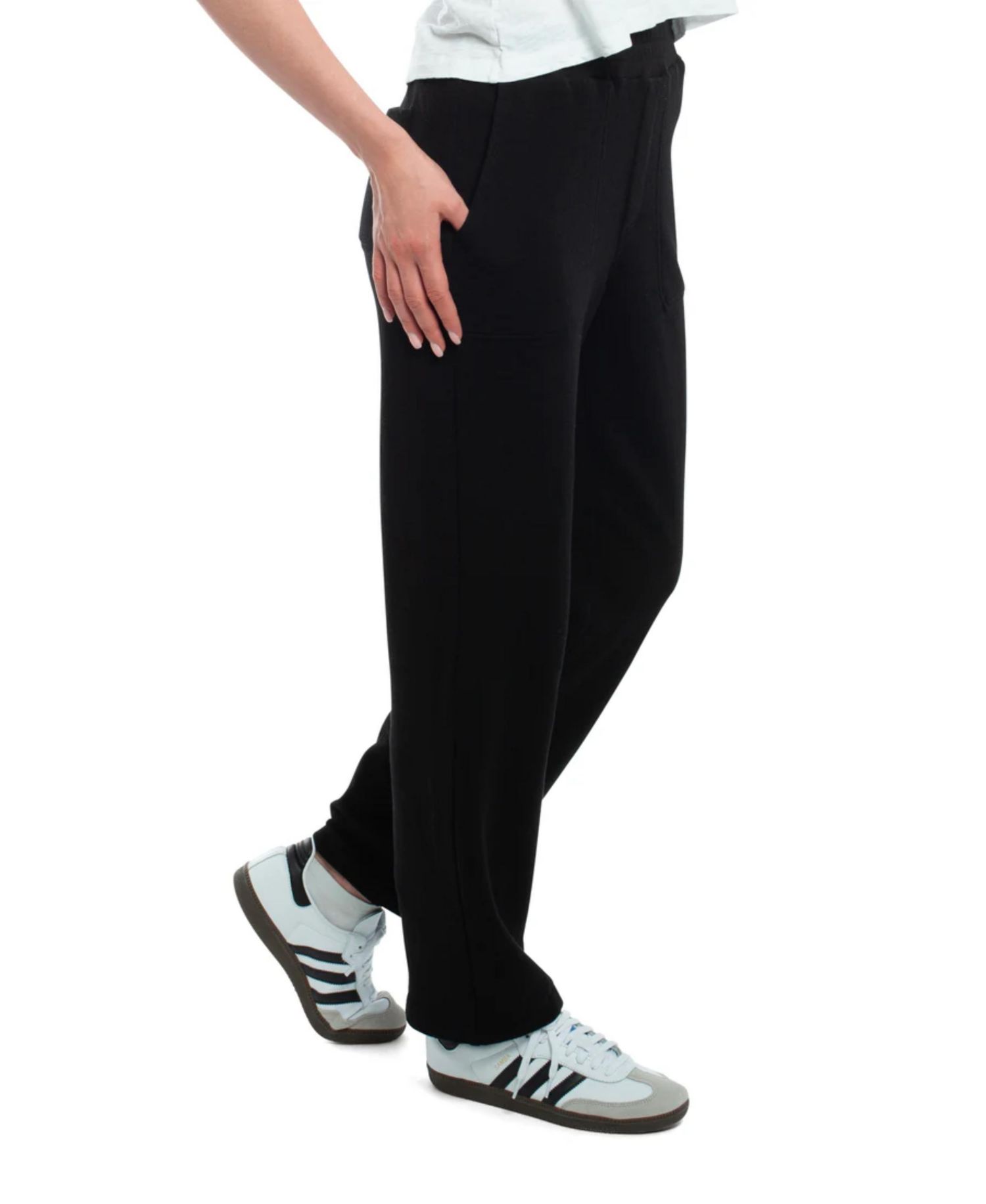 Women's Clothing Elastic Waist Relaxed Pant