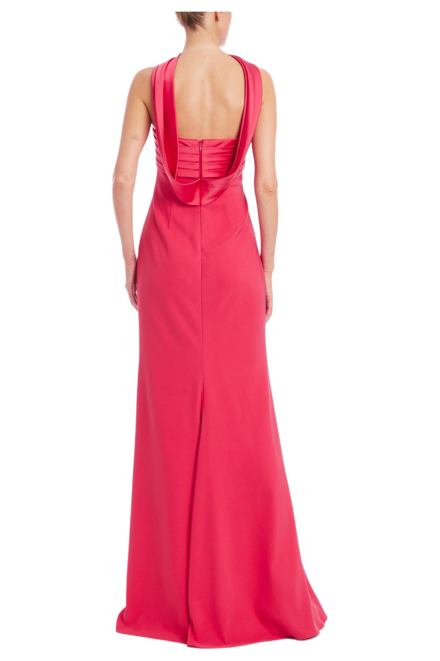 Women's Neck Scarf Strapless Gown