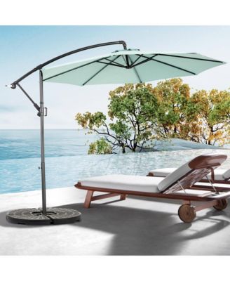 10ft Offset Hanging Market Patio Umbrella