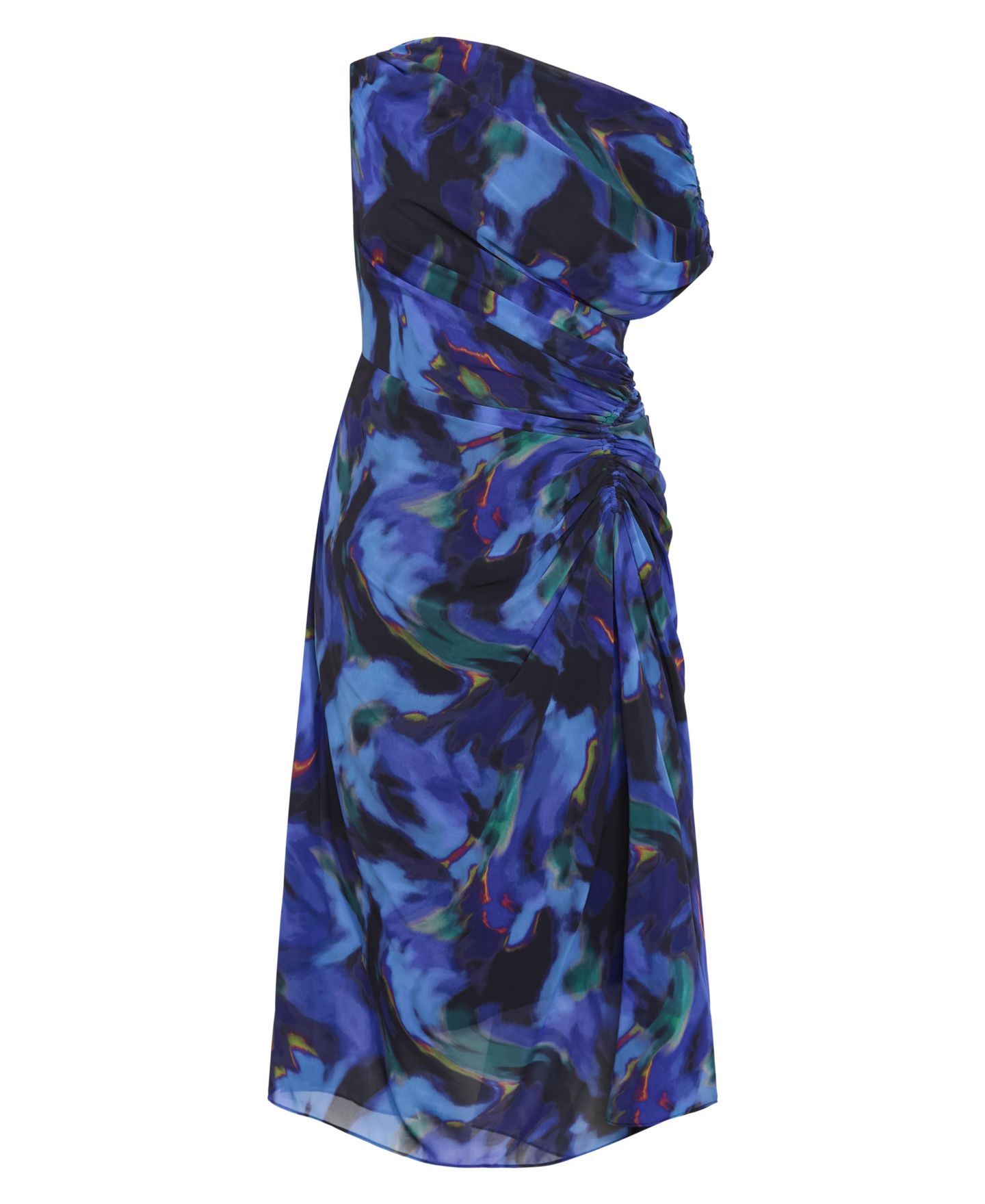 Женское платье CITY CHIC Haze Print Maxi, цвет: Синий мглистый — фото 3