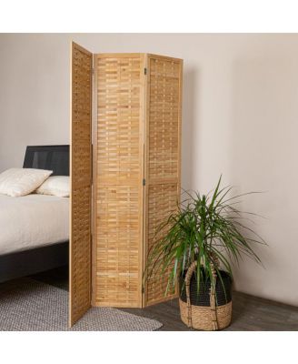 Basket Weave Bamboo Screen